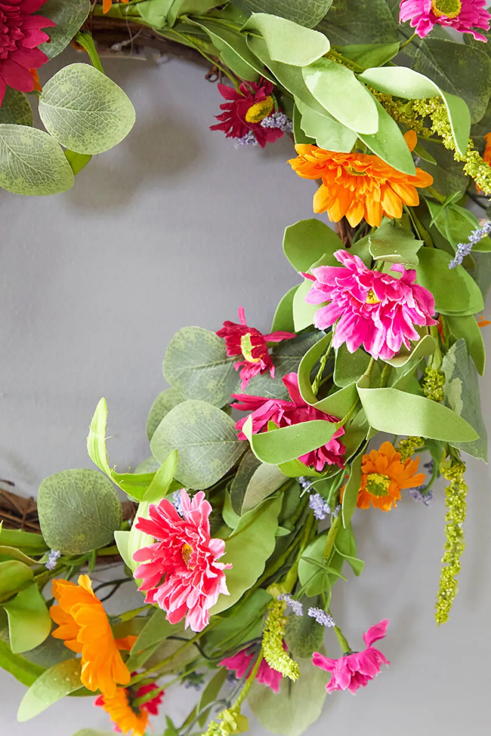 24" Mixed Gerbera Wreath