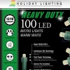 5mm Pure White 100 LED String Set