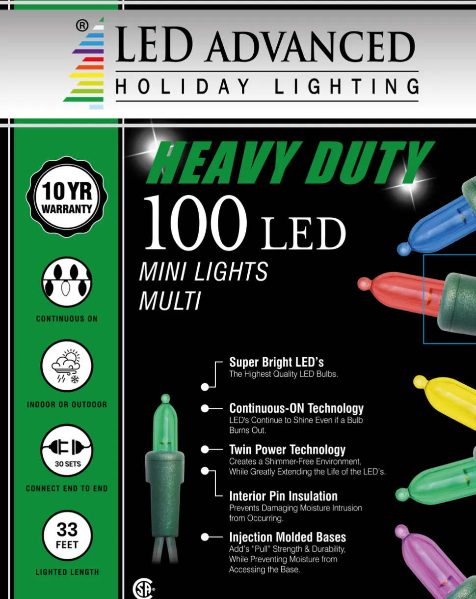 M4 Multi 100 LED Light Set