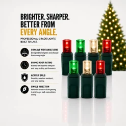 5mm Warm White/Red/Green - 70L 4