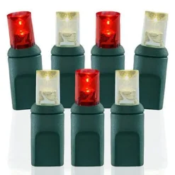 5mm Warm White/Red - 70L 4" Spacing