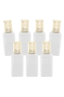 5mm Warm White (White Cord) - 70L 4" Spacing