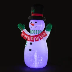Mr. Christmas 10' Outdoor Lit Inflatable - Merry Snowman