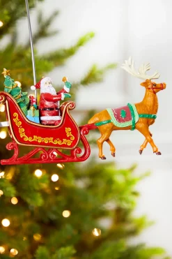 Mr. Christmas Santa's Sleigh Tree Topper