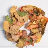 8" Multicolor Fall Leaves Candle Ring