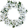 20” North American Dogwood Wreath - White