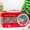 10" North Pole Radio Red