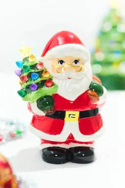 9" Nostalgic Ceramic Santa Figure
