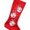 25” Ornament Garland Stocking
