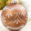 4" - 6" Ornate Gingerbread Glass Ornament