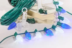 250' Outdoor Christmas Lighting Kit - Cool White/Blue