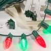 100' Outdoor Christmas Lighting Kit - Red/Green