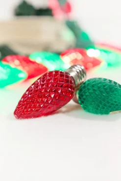 100' Outdoor Christmas Lighting Kit - Red/Green