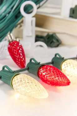 500' Outdoor Christmas Lighting Kit - Warm White/Red
