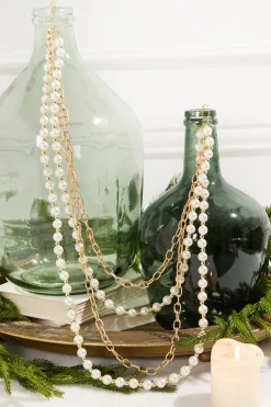 27" Pearl Chain and Bead Garland