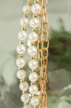27" Pearl Chain and Bead Garland