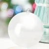 4" Pearl Iridescent Ball Ornament