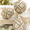 4" - 6" Pearl & Jewel Embellished Glass Ornament