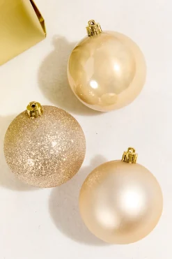 3" Pearl Shatterproof Ornament Tub