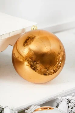 5.5" Pecan Brown Shatterproof Ornament