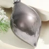 4" - 6" Pewter Glass Finial and Ball Ornaments