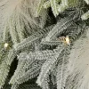 7.5' Pine and Pampas Artificial Christmas Tree with 550 Warm White LED Lights