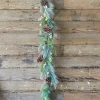 6’ Pine Berry Bell Garland
