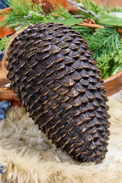 12" Pinecone Ornament