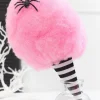 14" Pink Glitter Cotton Candy Halloween Ornament