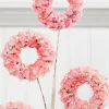 27" Pink Iced Candy Donut Spray