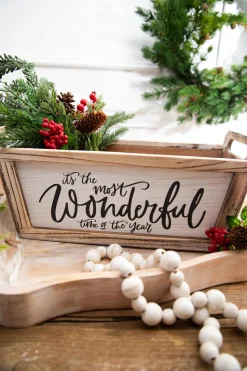 16” Planter - It’s The Most Wonderful Time Of The Year