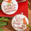 5" Plastic Cardinal Sentiment Disc Ornament