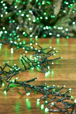 53' Platinum Elite Cluster Lights - 1560L Green (Green Cord)
