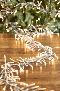 25' Platinum Elite Cluster Lights - 760L Warm White (Clear Cord)