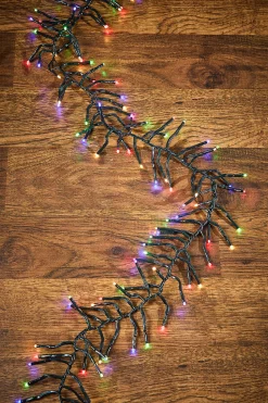 25' Platinum Elite Cluster Lights - 760L Multi (Green Cord)