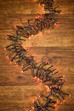12.5' Platinum Elite Cluster Lights - 380L Orange (Black Cord)