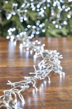 25' Platinum Elite Cluster Lights - 760L Classic White (Clear Cord)