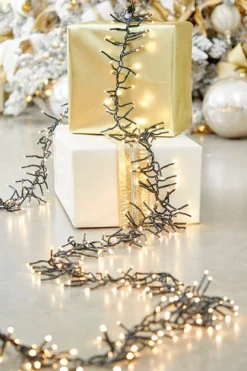 12.5' Platinum Elite Cluster Lights - 380L Warm White (Green Cord)