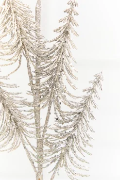 29" Platinum Glitter Tree Spray