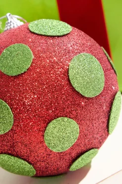 5" Polka Dot Ball Ornament