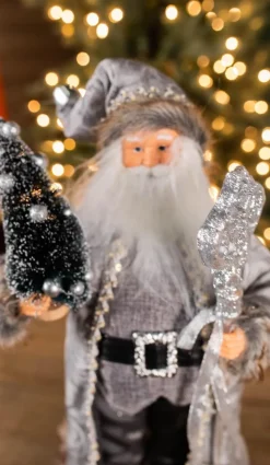 18” Polyester Holiday Santa