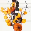 32" Pumpkin Eucalyptus Spray