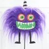 21" Purple Furry Halloween Monster Spray