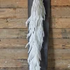 48” Real Touch Flocked White Norfolk Garland