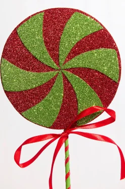17" Red/Green Lollipop Pick