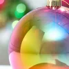 6" Red Iridescent Ball Ornament