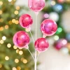 15" Red Iridescent Ball Pick