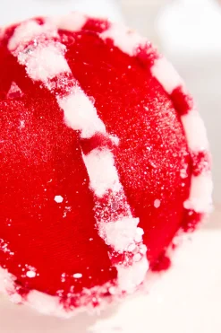4" Red Peppermint Trim Ornament
