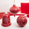 5” Red Resin Snowflake Ornament
