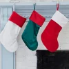 Red Stocking with White Trim